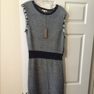 Navy Aurelia Sweater Dress